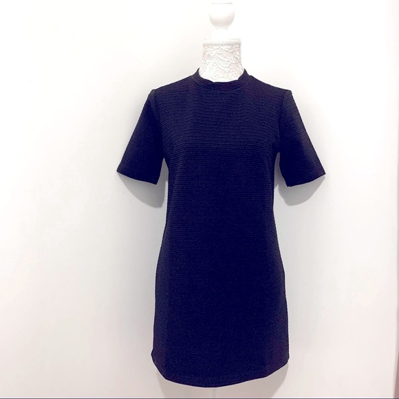 FOREVER 21 Textured Ribbed Little Black Dress NWT - Picture 1 of 10
